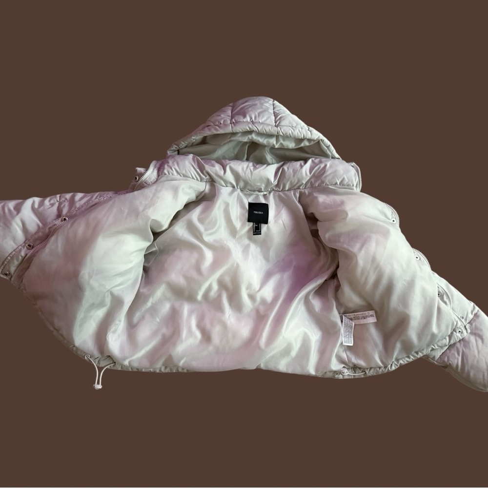 Forever 21 Off White Puffer Jacket - image 5